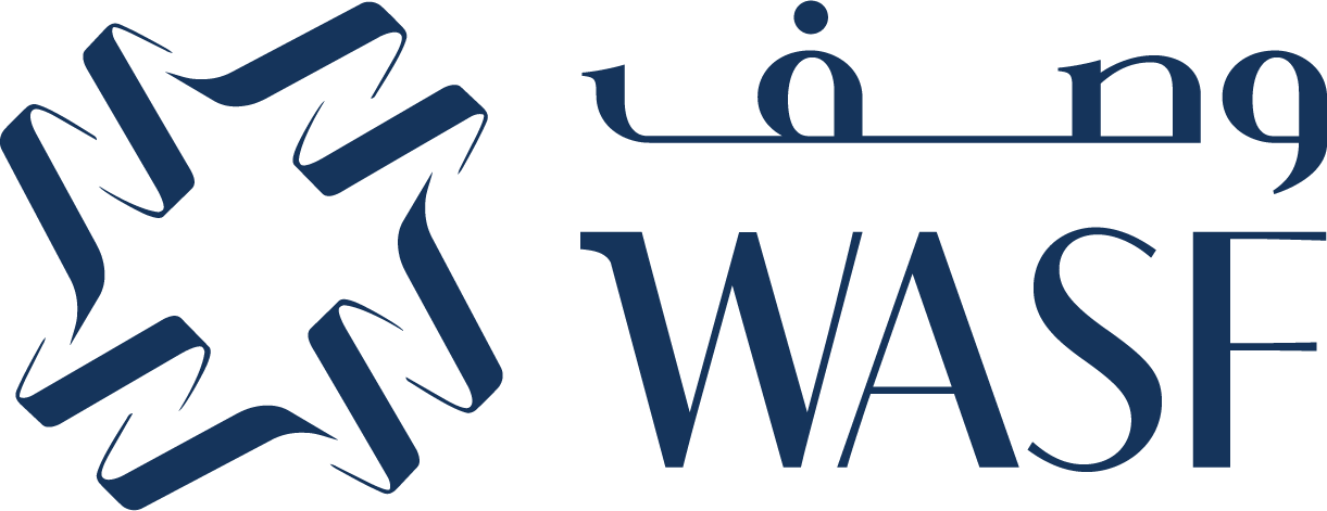 Wasf Logo blue color Logo of Wassf website